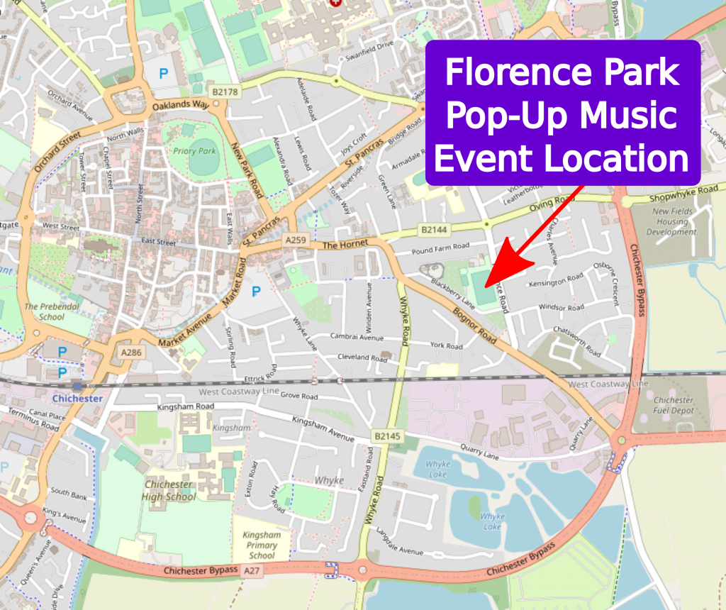 Map location of Florence Park