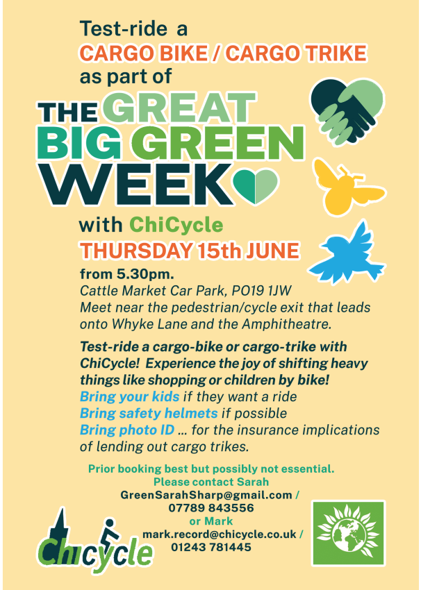 Big Green Week Cargo Bike/Trike Rides
